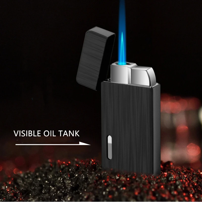 Фонарь зажигалка турбо 1 струйный бутановый газовый прикуриватель ветрозащитная