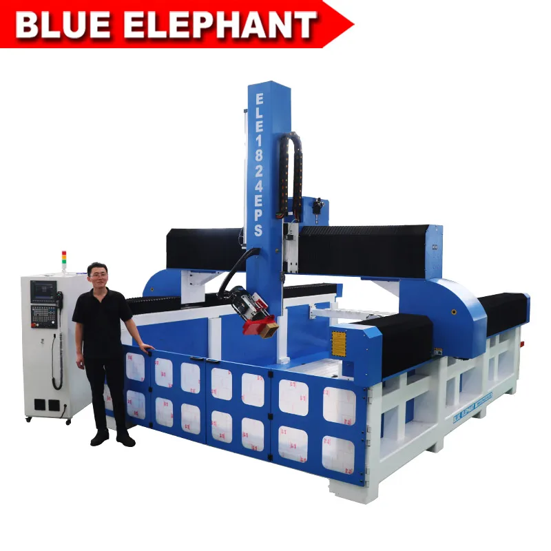 Фрезерный станок с ЧПУ Blue Elephant 1824 atc 4-осевой фрезерный для Резки пенопласта из ПВХ