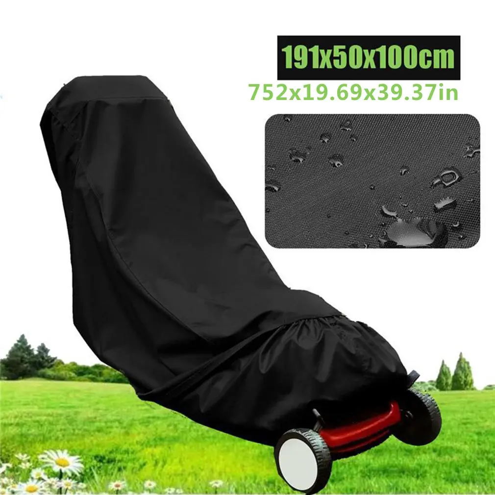 

Hand Push Type Mower Hood Lawn Mower Cover Dust Hood Waterproof Mowing Machine Protective Cover for Outdoor Use