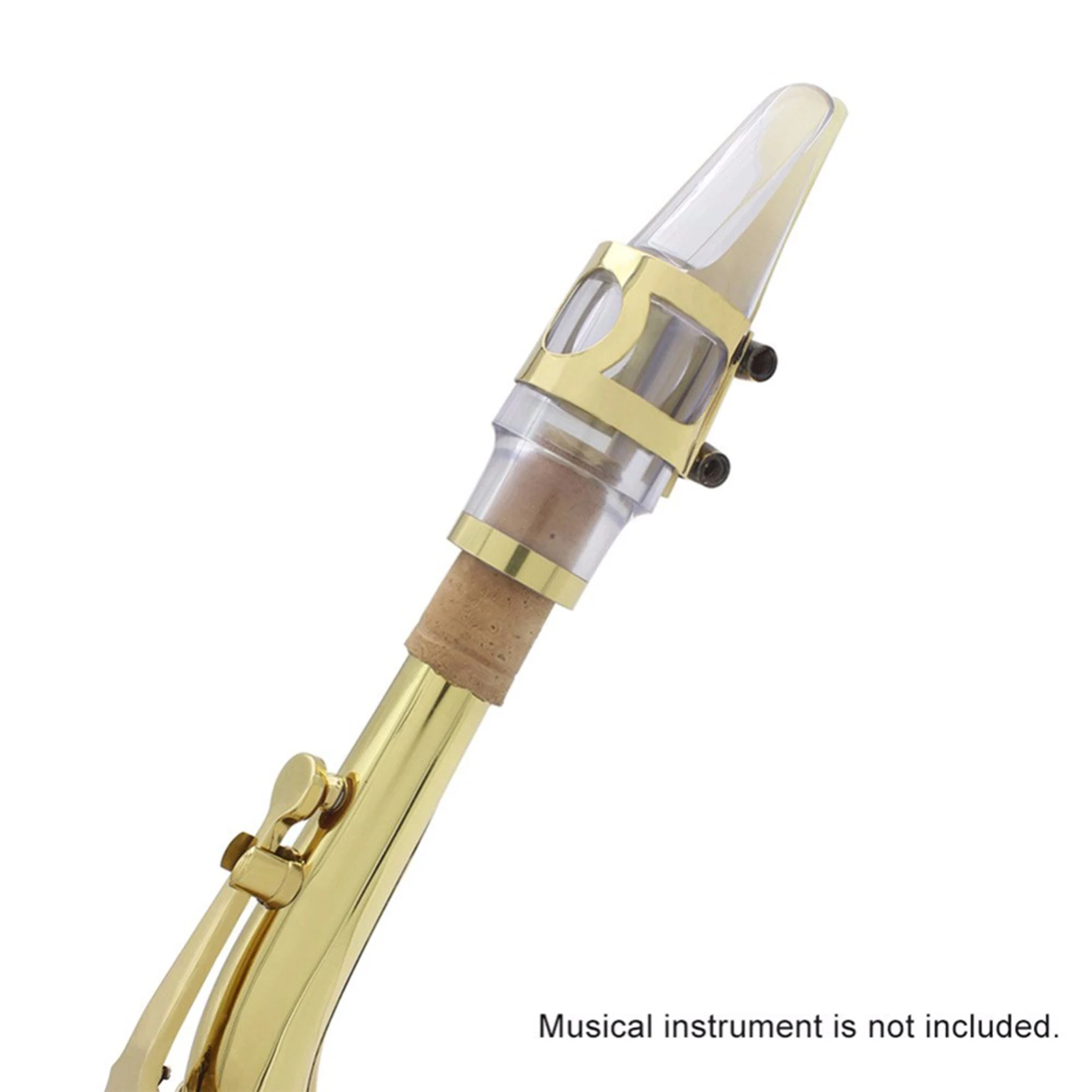 E flat Crystal Mouthpiece Kit Set Alto Saxophone Transparent with Clip/Reed Portable for Music Player Sax Accessories | Спорт и