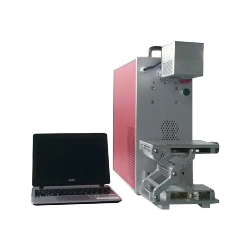 Портативный волоконный лазерный маркировочный аппарат 20 Вт Лазерный Маркер Raycus