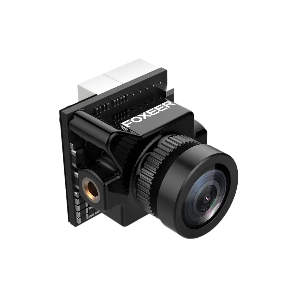 

Foxeer Micro Predator 5 Racing FPV Camera 19*19mm 1000TVL 1.7mm M8 Lens 4ms Latency Super WDR - Black Full Case