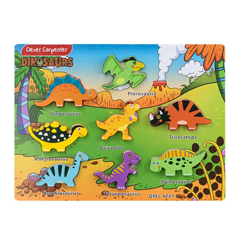 

Dinosaur Jigsaw Puzzle For Kids Ages 3 5 Stimulate Learning Preschool Educational Toys Pieces Fit Together Perfectly Fun Popular