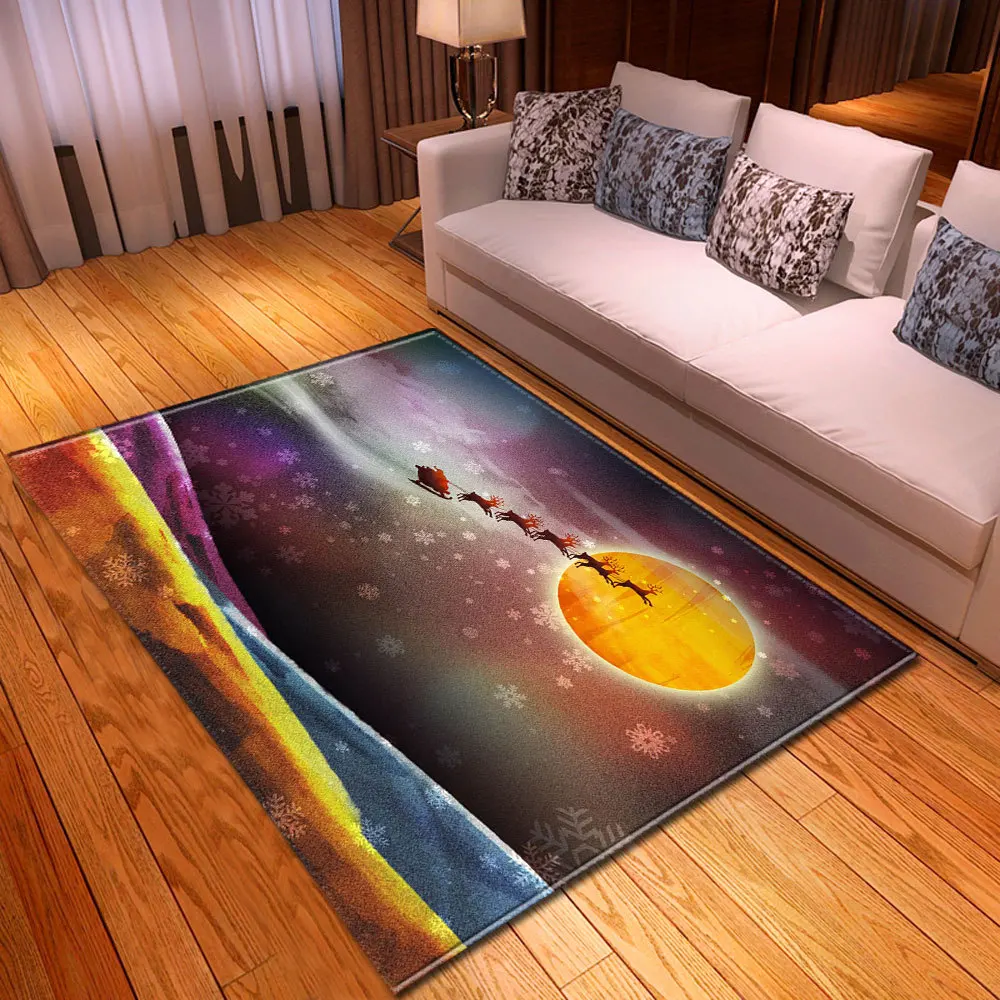 Ковер для гостиной рождественские украшения Детские Большие коврики