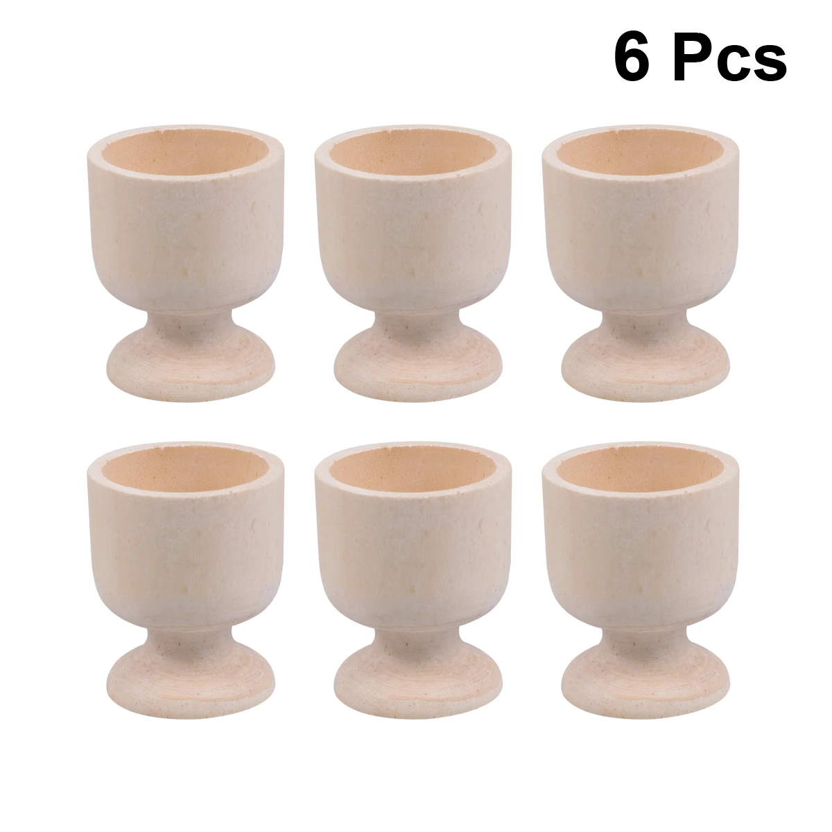 

Подставки для яиц деревянные, держатель чашки формы, 6 шт.