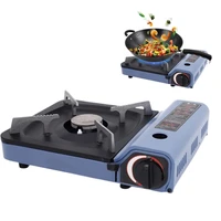 camping butanes stove portable gas burner safe cassette stove camp kitchen equipment for outdoor activities adjustable