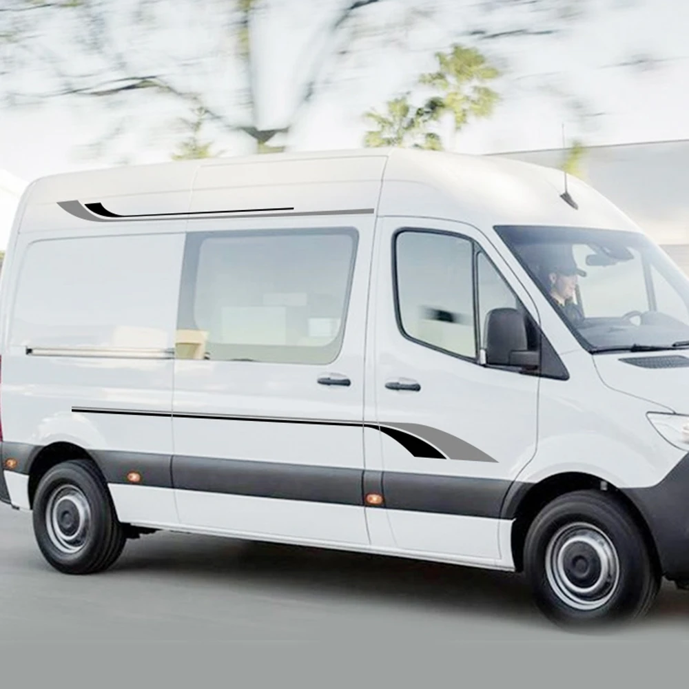 Автомобильные наклейки для Mercedes Sprinter 2 шт. аксессуары тюнинга автомобиля длинные