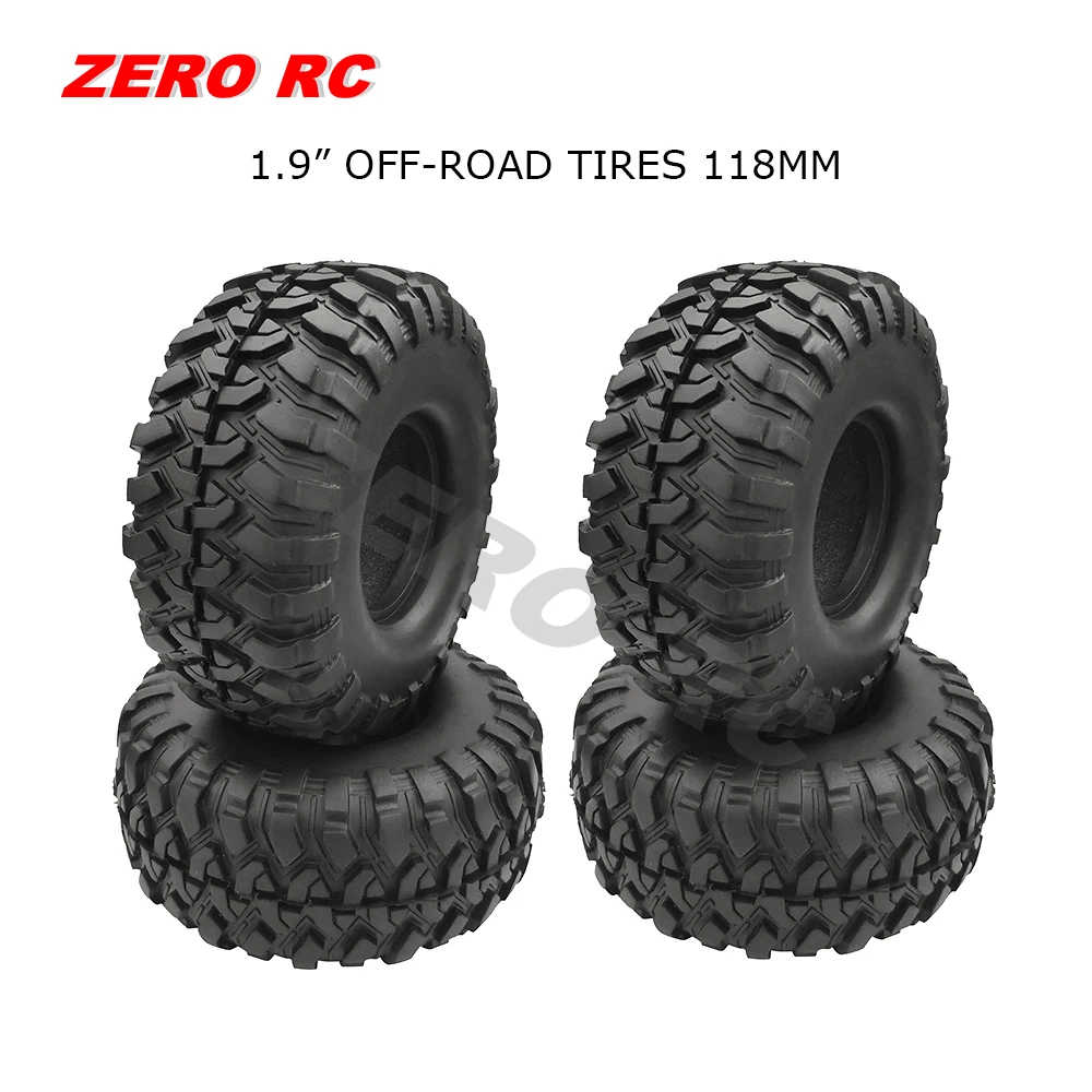 4 шт. 118 мм шины ROCK для внедорожников радиоуправляемая автомобиль 1 9 дюйма шина 1:1