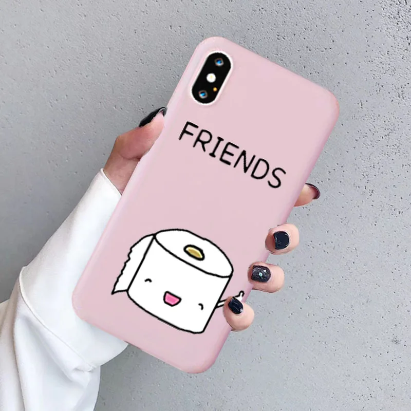 Лучшие друзья навсегда мультфильм BFF Чехол для мобильного телефона IPhone 12 11 Pro Max XS