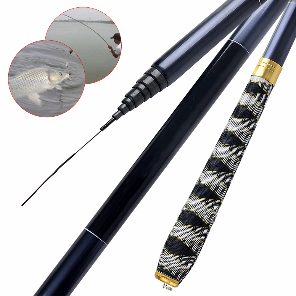 Телескопическое углеродное волокно опора для удочки Ультралегкая Удочка Полюс 3