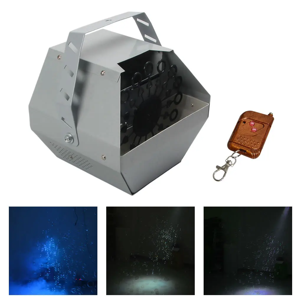 Мини Портативная пузырьковая машина RF с дистанционным управлением для дискотеки