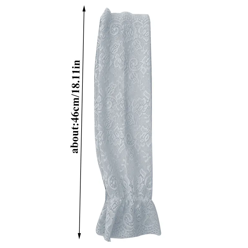 

Arm Warmers Sunscreen Female Ice Silk Gloves Summer Breathable Outdoor Sports Pure Color Thin Section Long Half Finger Sleeves