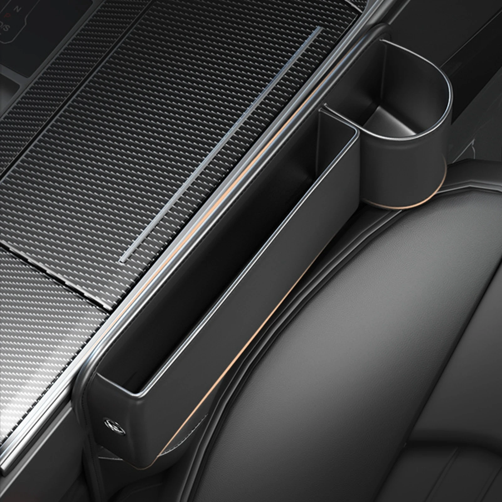 Автомобильная консоль из искусственной кожи наполнитель для бокового зазора на