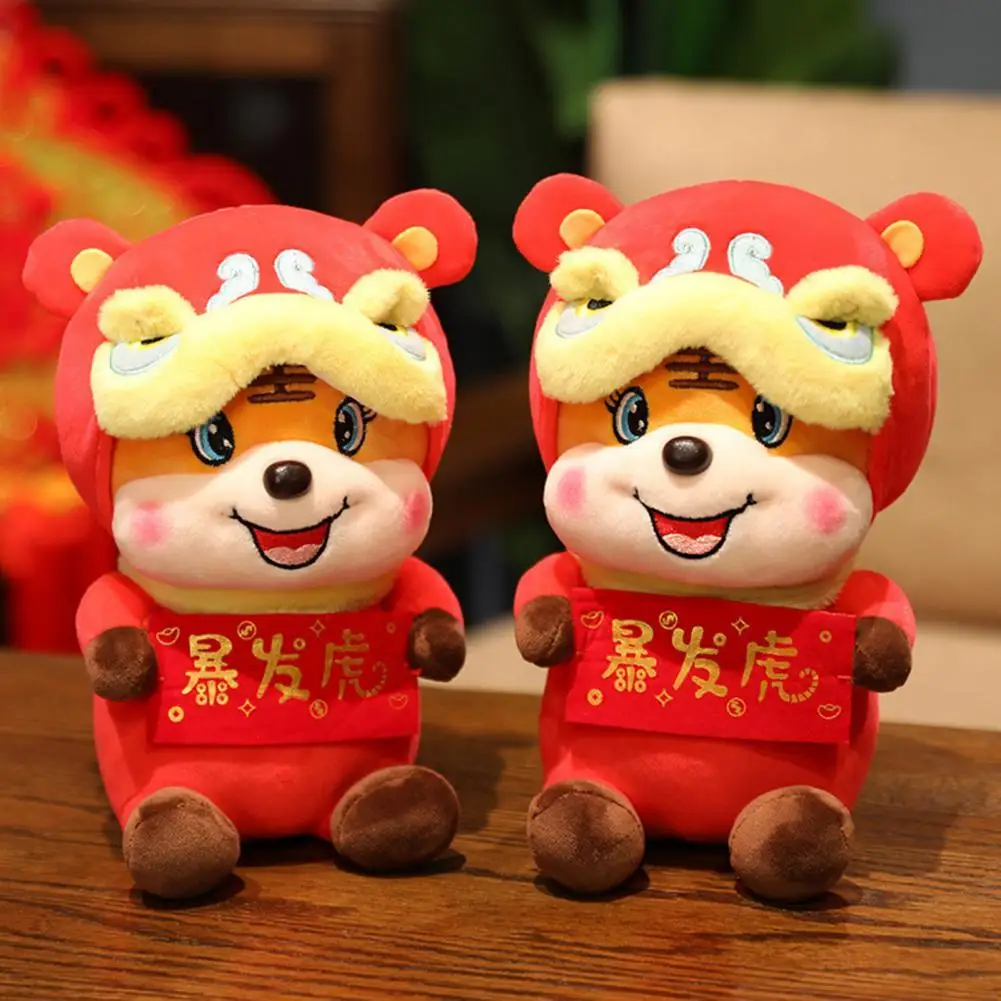 

Doll Comfortable Flexible Multifunctional 2022 Chinese New Year Cute Tiger Plush Toy Plush Toy for Home