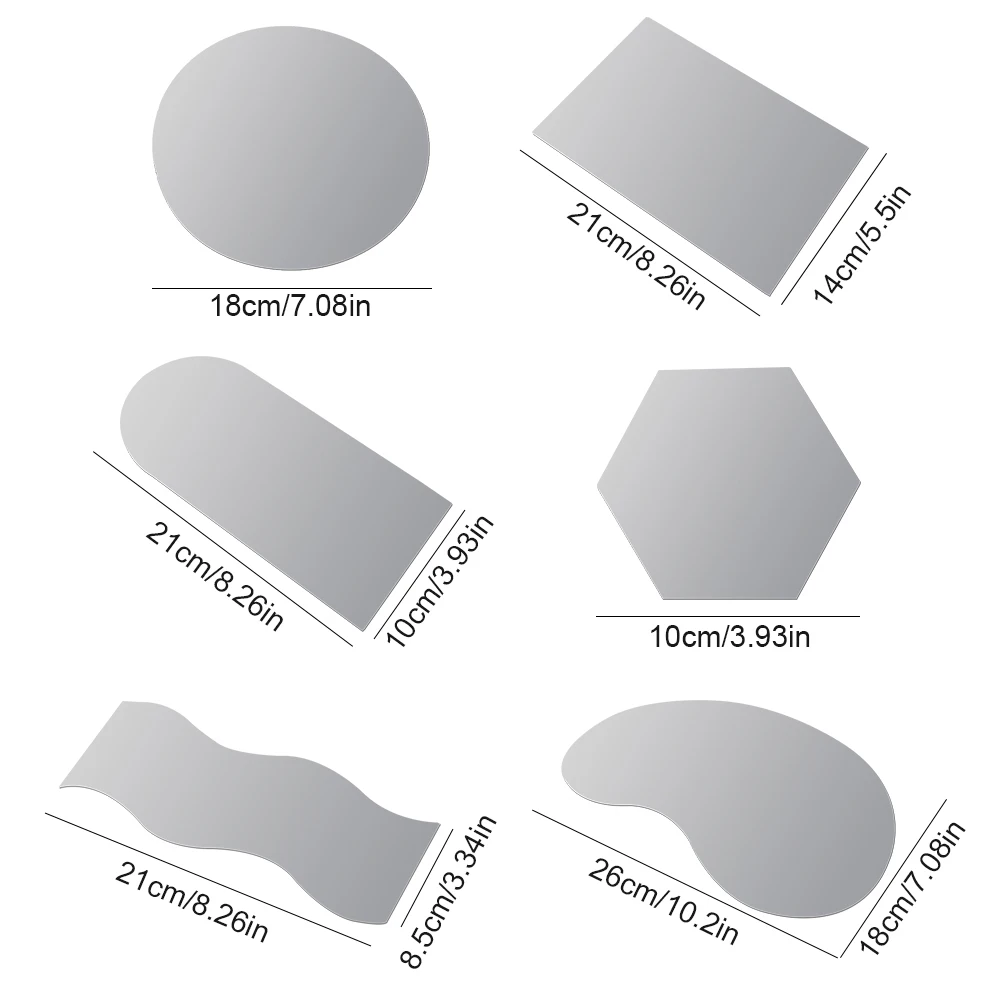 Отражающее зеркало реквизит для фотосъемки зеркальный косметика и ювелирные