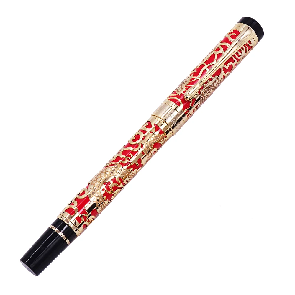Высокое качество, роскошная ручка JINHAO 5000 Dragon, винтажные чернильные ручки для письма F 0,5 мм, перо, офисные принадлежности, dolma kalem