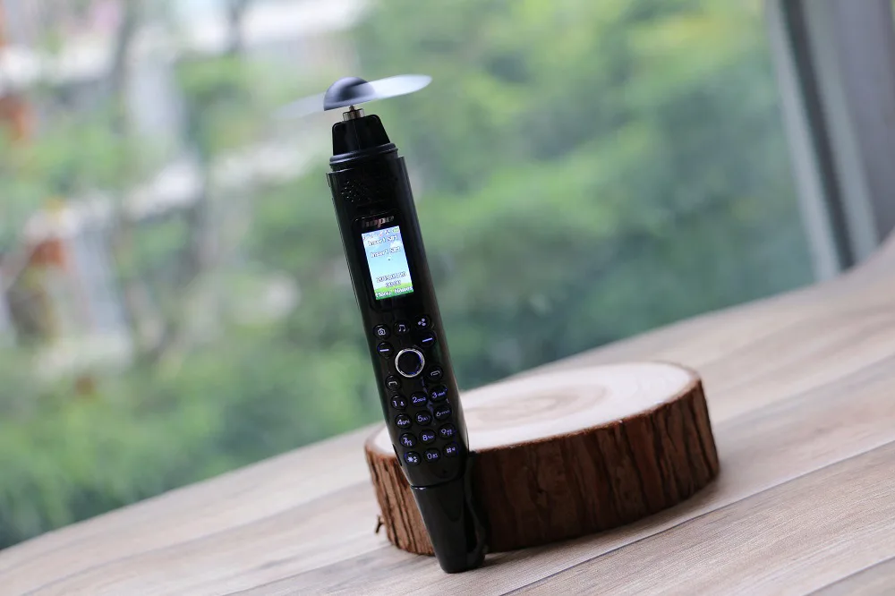 Креативная Мини карманная гелевая ручка микро Bluetooth Набор двойной карты длительное время ожидания с небольшим вентилятором Многофункциональный Аварийный стилус