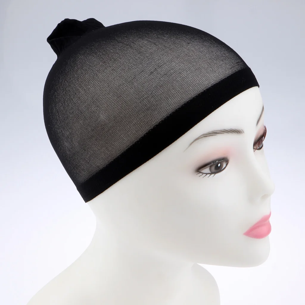 100pcs Wig Making Mesh Cap Adjustable Weave Breathable Wigs Weaving Lace Net Stretchy Snood Hair | Шиньоны и парики