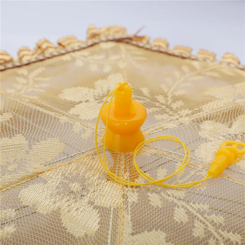 High-End European-Style Lace Folding Large round Dish Cover Food Dining Table Umbrella | Дом и сад