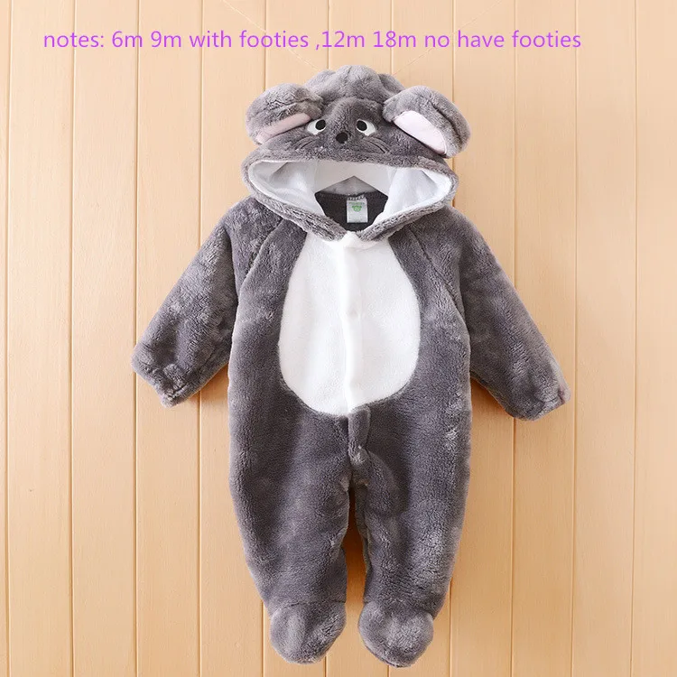 

Baby Born Boy Rompers Autumn Winter Hoodie Clothes Long Sleeve toddler Baby boy girl clothing infant Newborn costume