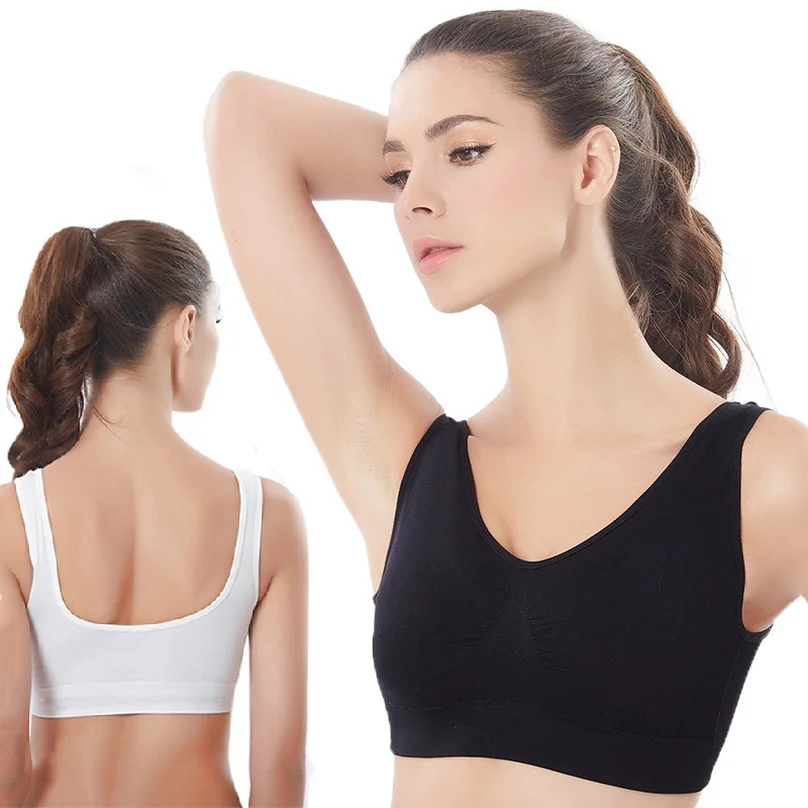 

Women Sports Bra Shockproof Black Bralette Gym Fitness Tops Female Push Up Crop Top Workout Professional Sportswear Active Bra