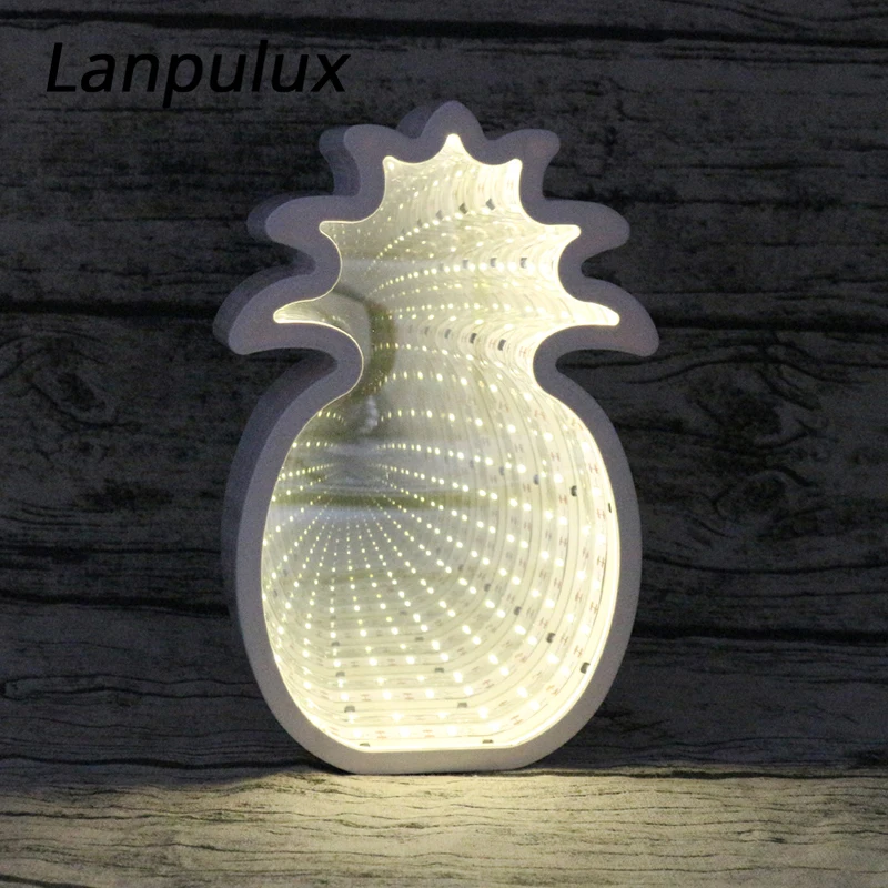 Lanpulux крутые светодиодные туннельные лампы в форме сердца звезды облака