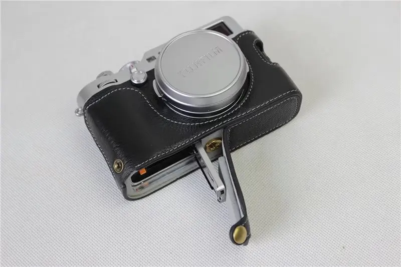 Чехол из натуральной кожи для камеры FUJIFILM Fuji X100F | Электроника