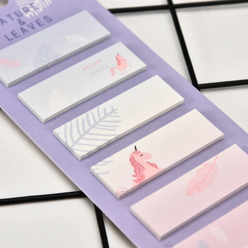 

20Sets Memo Pads Sticky Notes Kawaii Unicorn Animal Paper Notepad diary Scrapbooking Stickers Office School stationery Notepads