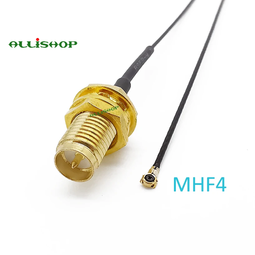 10 шт. MHF4 к RP SMA IPEX U.FL IPX MHFIV гнезду для Mini PCI 0 81 мм 7260NGW 8260NGW M2 карты Intel Беспроводная