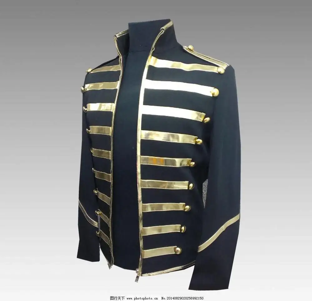 Дизайнерские золотые и серебряные мужские костюмы для сцены певицы облегающий