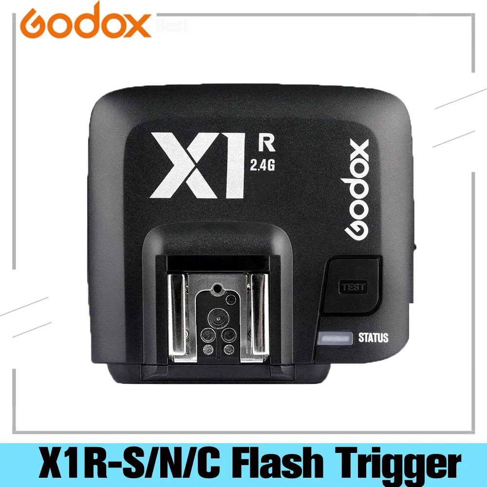 

Godox X1R-C X1R-N X1R-S TTL 2,4G Беспроводной приемник спутникового приемника X1T-C/N/S XPRO-C/N/S для цифровой зеркальной камеры Canon Nikon Sony серии камеры