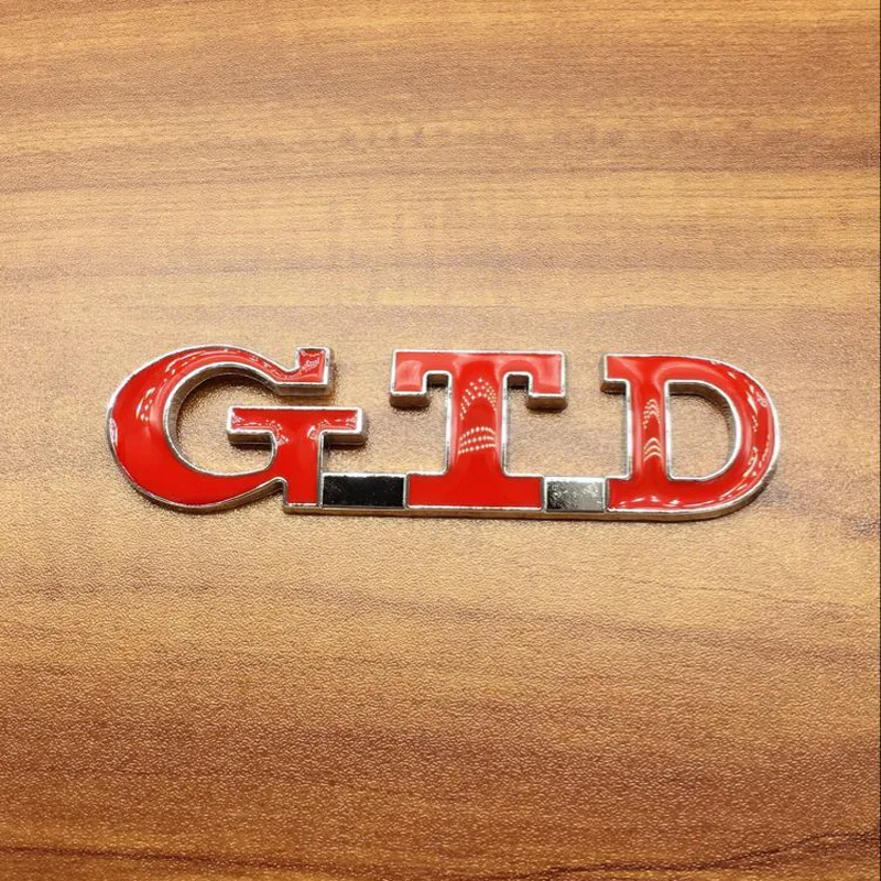 Автомобильный Стайлинг GTD 3D металлическая искусственная значок из цинкового