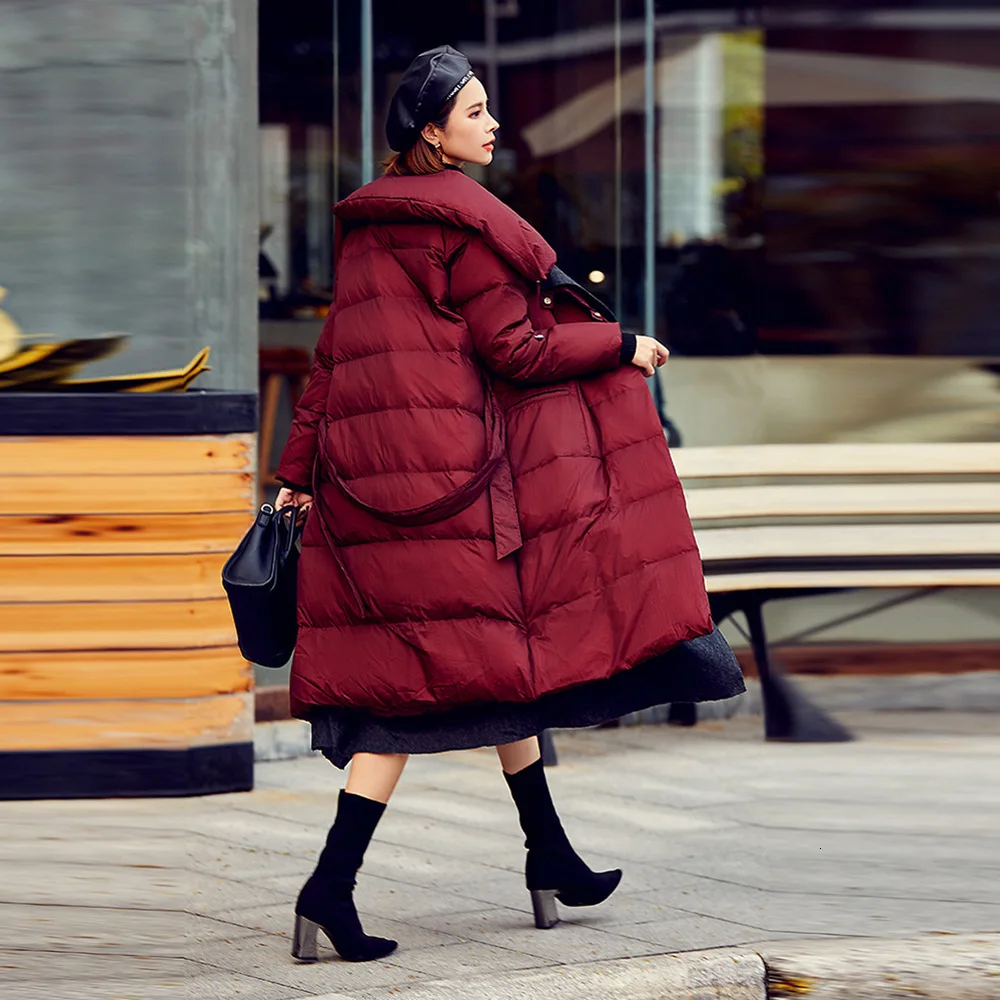 90% белые куртки на утином пуху для женщин 2020 Новые Модные Элегантные зимние