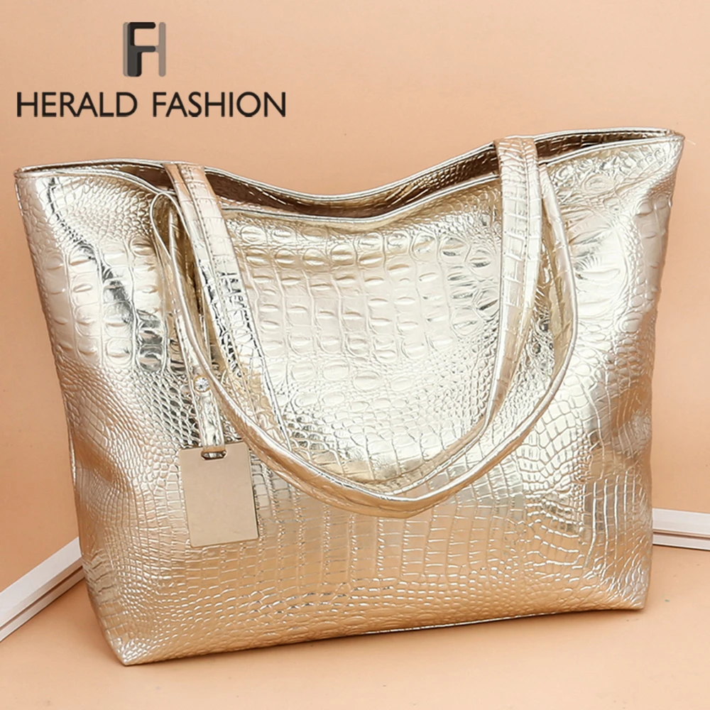 Herald Fashion Женская кожаная сумка через плечо с блестками женская в стиле ретро