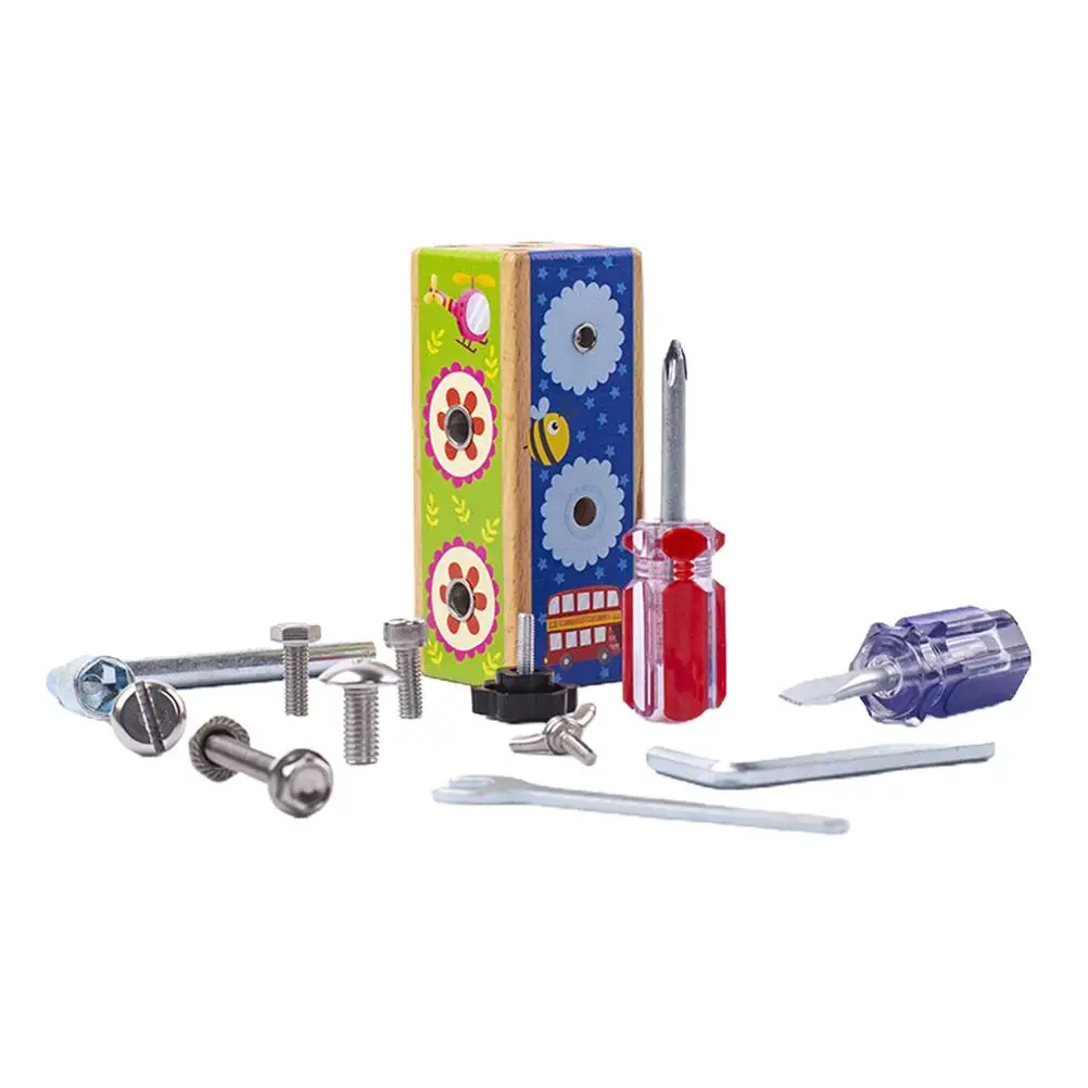 

Busy Engineer Screwing The Screwdriver Board Parent-child Interactive Game Children’s Early Educational Learning Toy Gift