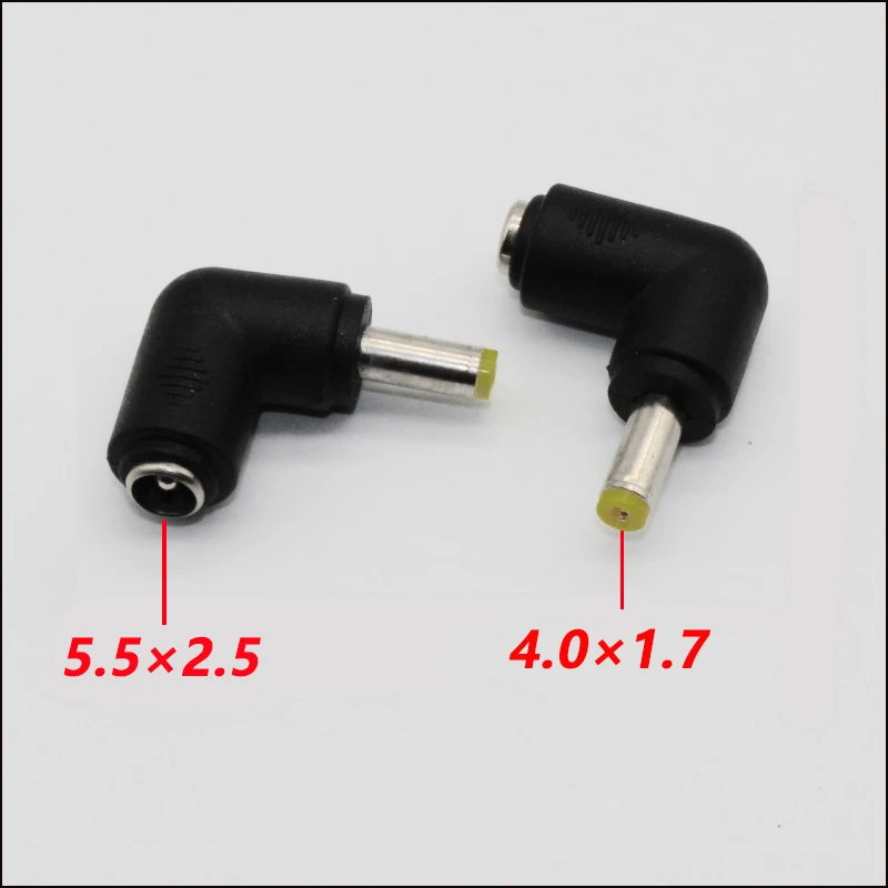 

1 шт. разъем постоянного тока 5,5 x 2,5 мм, гнездовой адаптер питания на размеры 3,0 × 1,1 3,5 × 1,35, 4,0 × 1,35, 4,0 × 1,7, 4,8 × 1,7 5,5 × 2,1 мм, штекер 90 градусов.