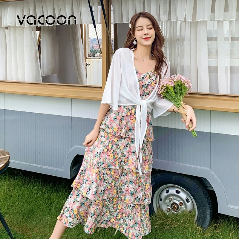 Летнее женское платье с V образным вырезом сексуальное высокой талией и