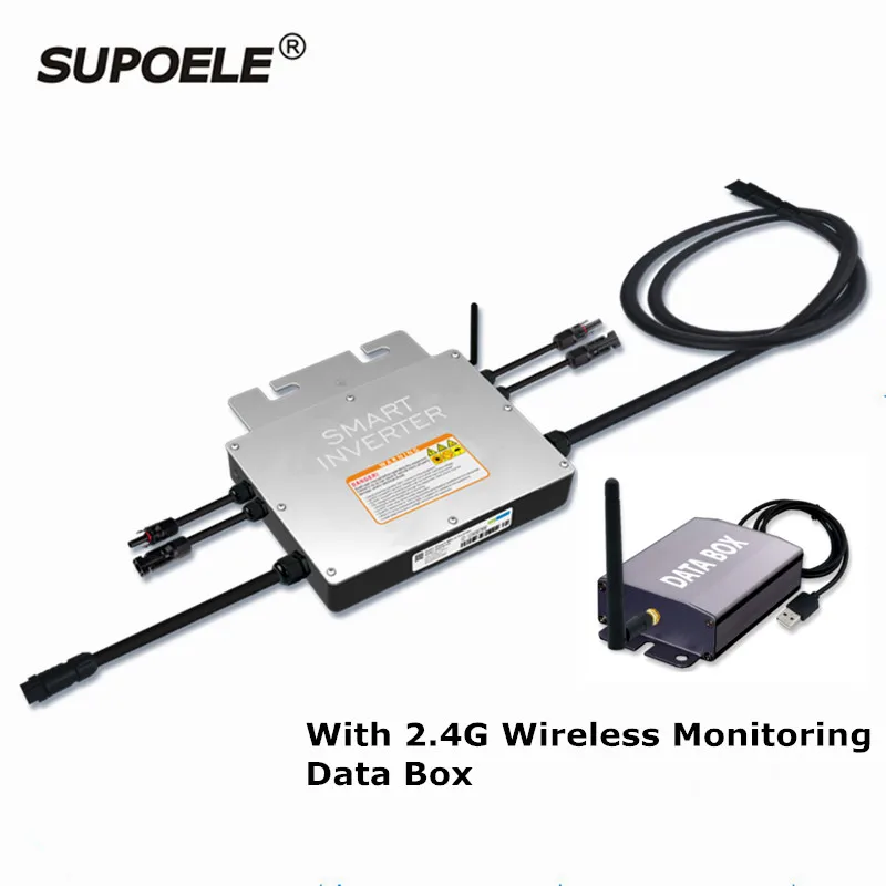 Водонепроницаемый Интеллектуальный микроинвертор с солнечной сеткой IP65 600 Вт SG600