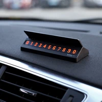 mini temporary parking sign for cars moving car hidden phone number signs inside the car creative accessories