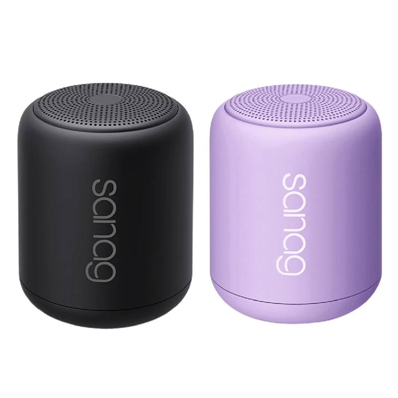 

2 шт., Bluetooth-Колонка Sanag X6 S, Ipx5 Водонепроницаемая Bluetooth-мини-Колонка со встроенным микрофоном (черная и фиолетовая)