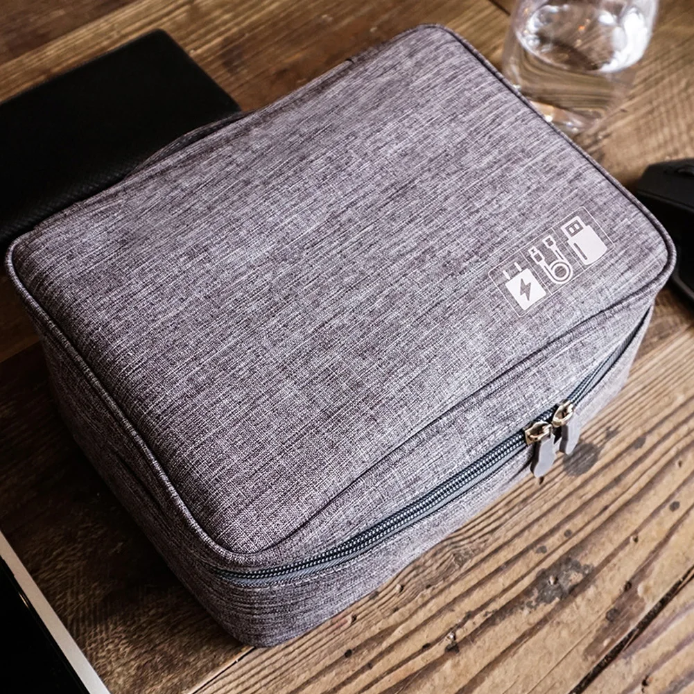 

Travel Multipurpose Charger Organizer Storage Bag Digital Case Portable Earphone USB Cable Cosmetic Pouch