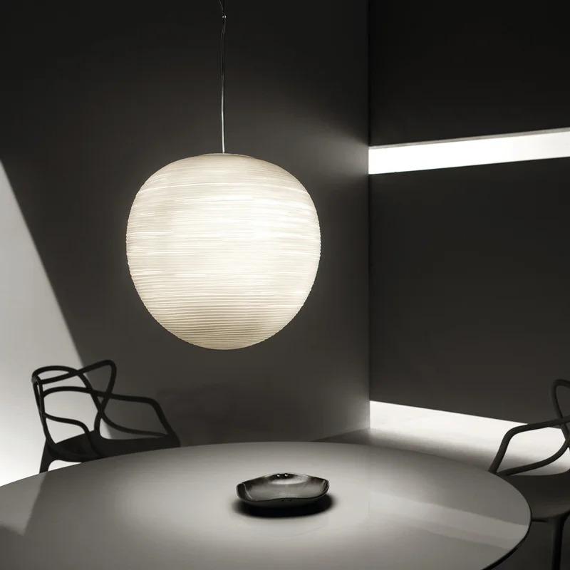 Nordic Творческий Foscarini ритуалов белый Стекло Led E27 подвесной светильник для