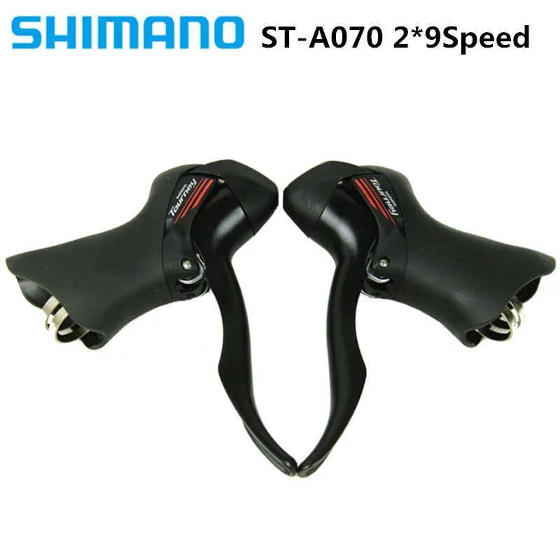 SHIMANO Touruny ST-A070 дорожный велосипед Райдер изменить переднюю передачу 9 S/18 Скорость универсальная передача черный