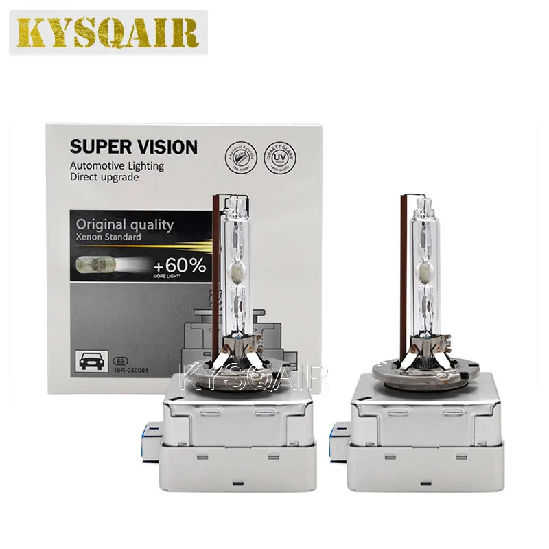 

KYSQAIR Genuine D8S Xenon Auto Lamp Super Bright Automobiles Headlamp Light 6000K D8S 35W 55W Universal Xenon Standard Bulbs