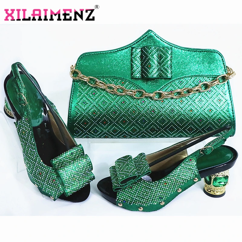 Новые поступления элегантные весенние женские вечерние комплект из обуви и