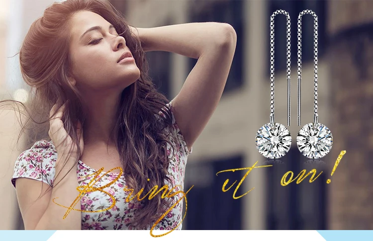 Jewelrypalace Круглый Мода 8 мм 5.0ct связаны Серьги Подлинная стерлингового серебра 925 новинка для Для женщин Красивые ювелирные изделия