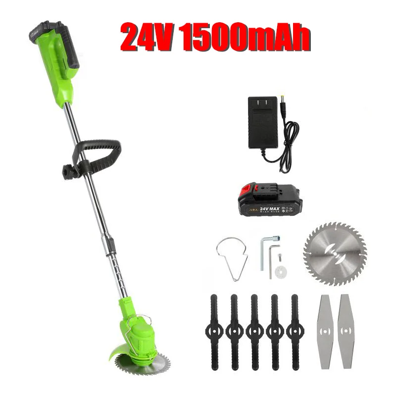 

Wireless Lawn Mover Electric Weeder Grass Cutter Agricultural Home Pruning Lawn Mover with Battery 15000mAh Garden Power Tool