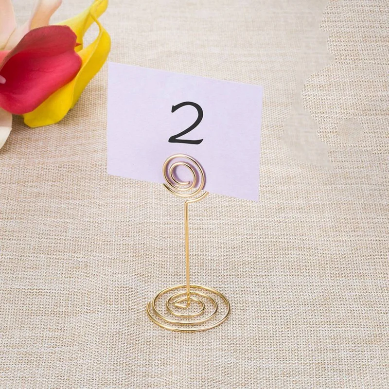 

12 Pack Table Number Card Holders Circle Shape (Gold) & 1x Alloy Bookmarks Fairy Pattern Pendant Bookmark