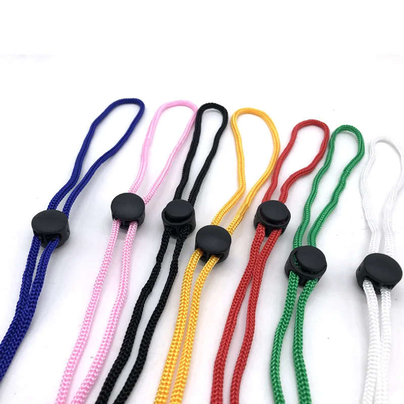 

60CM Mouth Mask Round Elastic Band Mask Rope Rubber Band String Mask Ear Cord Round Adjustable Elastic Band DIY Clothing Rope