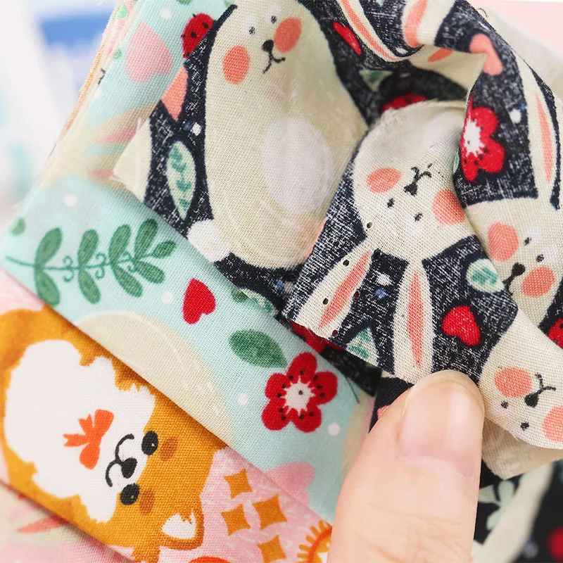 

WeDo Jelly Rolls Strips Fabric Cotton Colorful DIY Dolls Sewing Quilting Patchwork Design Craft no Repeat Design Accessories